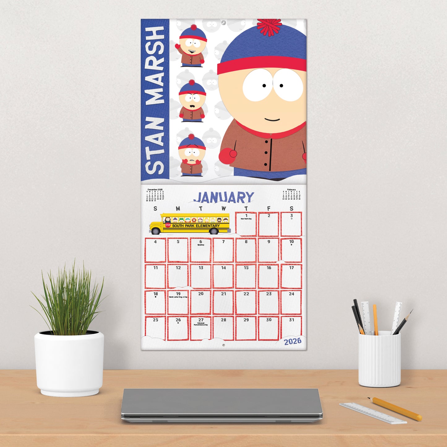 South Park 2026 Wall Calendar