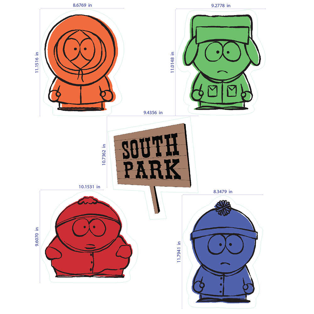 South Park Boys Wall Decals