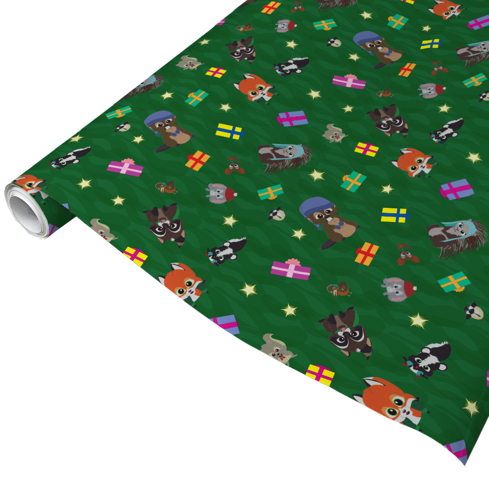 South Park Woodland Critters Christmas Gift Wrap