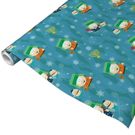 South Park Kyle Hanukkah Gift Wrap