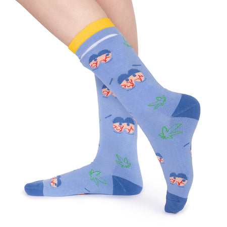 South Park Towelie Stoned Eyes Socks with Pocket