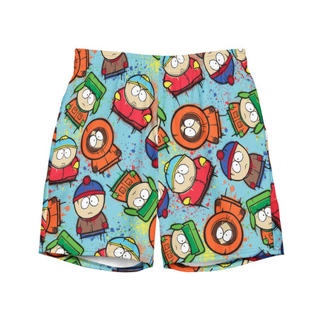 South Park Graffiti Boys Recycled Swim Trunks