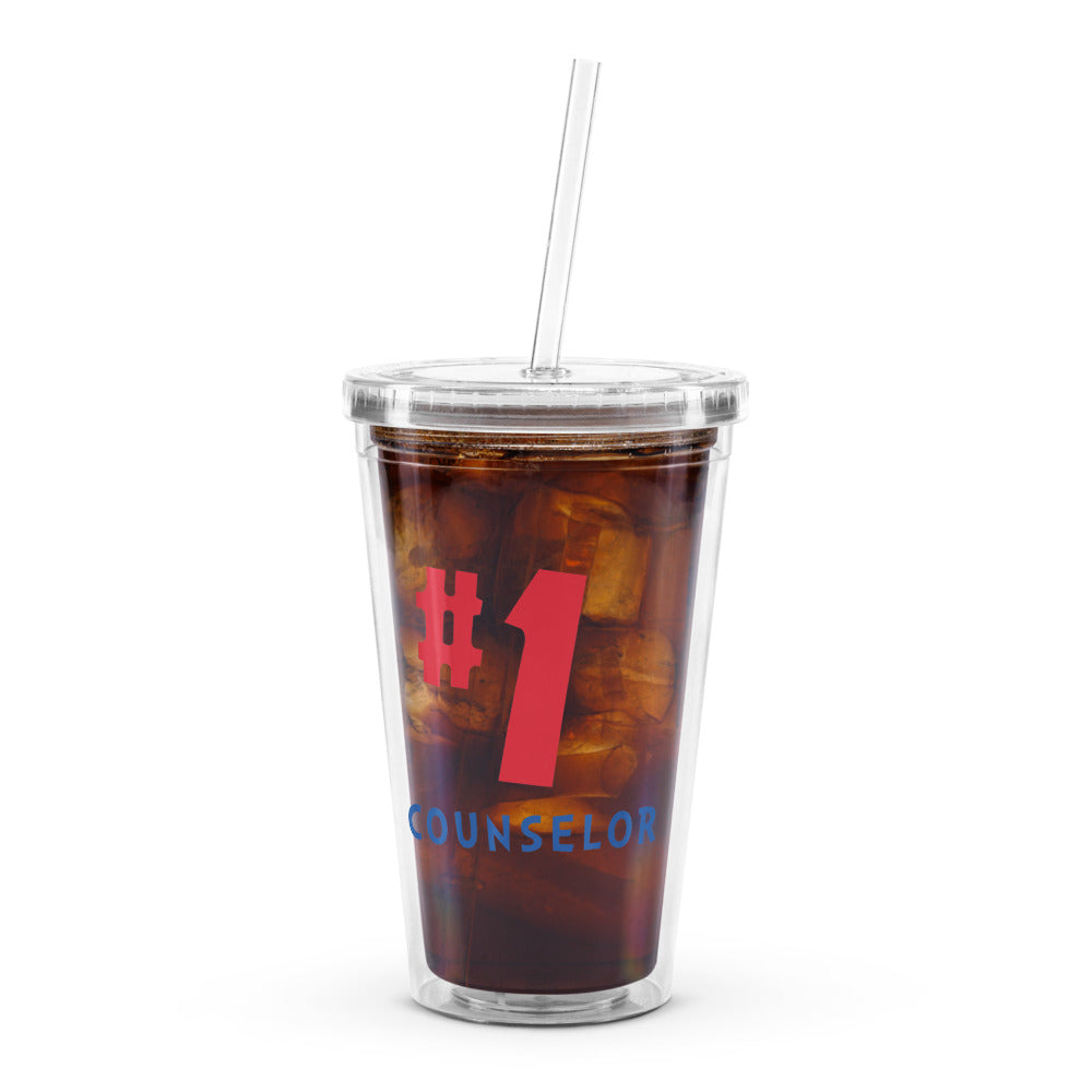 South Park Jesus #1 Counselor Clear Plastic Tumbler