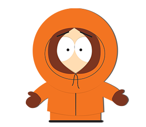 South Park Kenny Big Face Unisex Fleece Hooded Sweatshirt