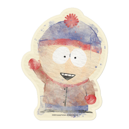 South Park Sticker - Stan Watercolor 5.5 in x 5.5 in