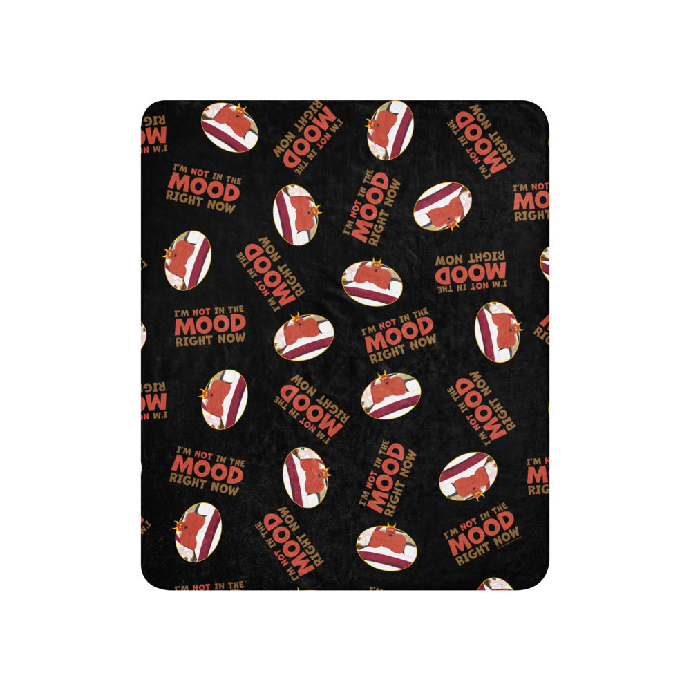 South Park Satan I'm Not In The Mood Premium Sherpa Blanket