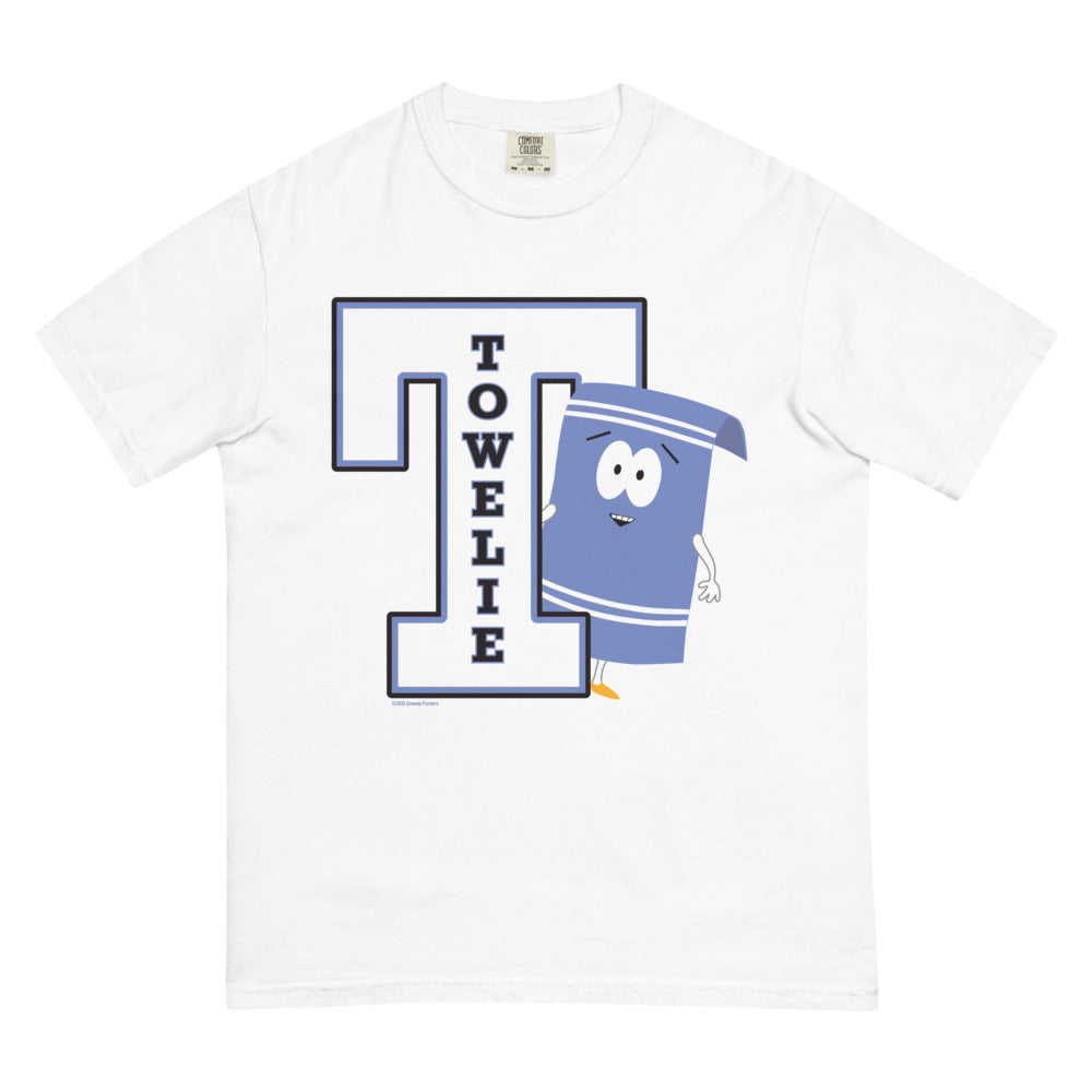South Park Towelie Letter Comfort Colors T-Shirt