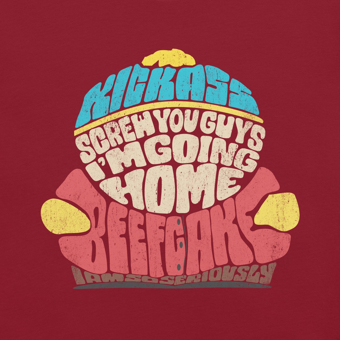 Front graphic close-up of Eric Cartman on South Park t-shirt