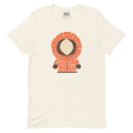 South Park Kenny T-shirt featuring character graphic and quote