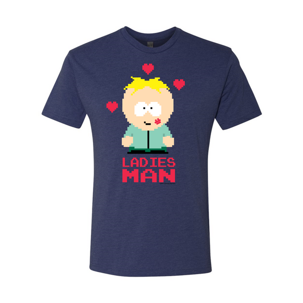 South Park 8 Bit Butters Ladies Man Short Sleeve T Shirt South Park Shop