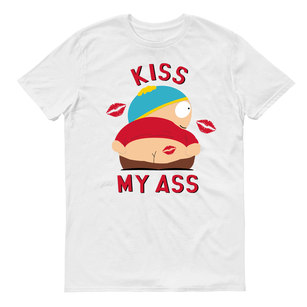 South Park Cartman Kiss My Ass Adult Short Sleeve T-Shirt