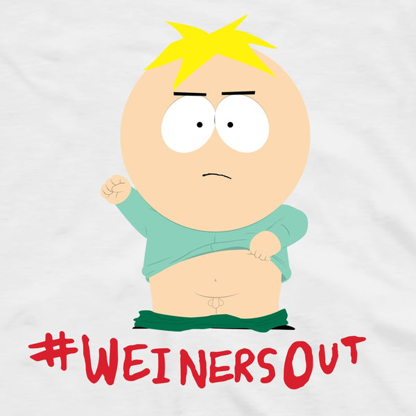 South Park Butters Weiners Out Adult Short Sleeve TShirt South Park Shop