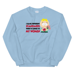 South Park Butters Different Standards Fleece Crewneck Sweatshirt