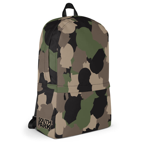 Small camouflage store backpack
