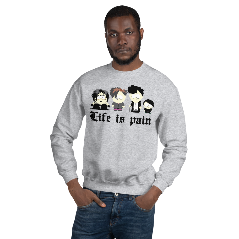 South Park Goth Kids Fleece Crewneck Sweatshirt
