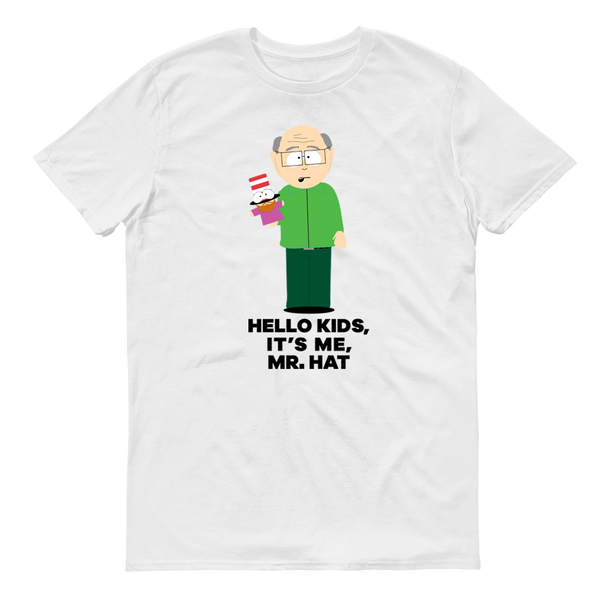 South Park Mr. Garrison Hello Kids Adult Short Sleeve T-Shirt – South Park  Shop