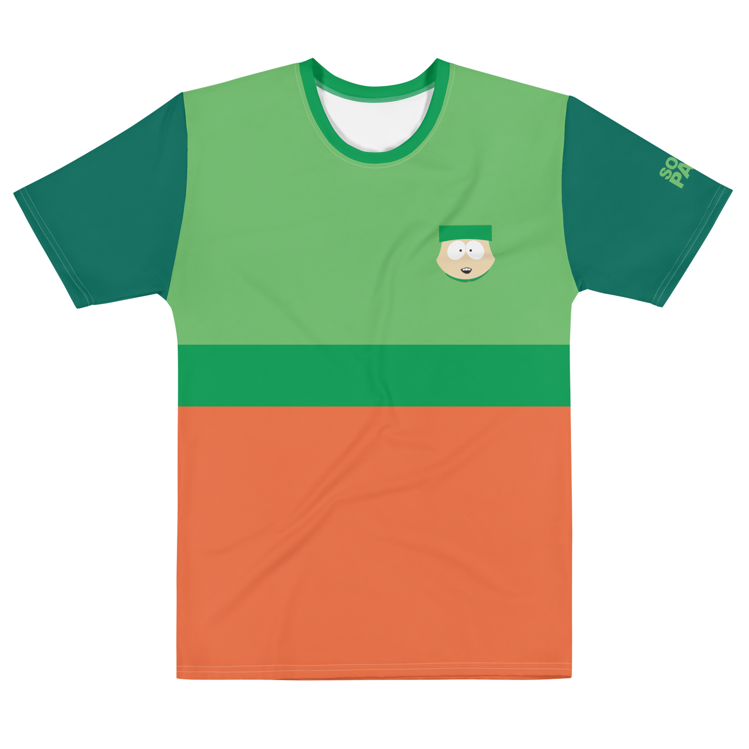 South Park Kyle Color Block Unisex Short Sleeve T-Shirt