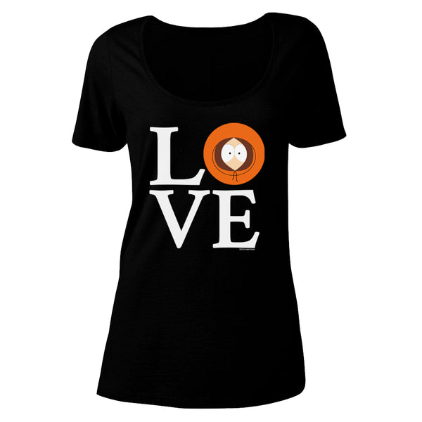 South Park Kenny Love Women's Relaxed Scoop Neck T-Shirt