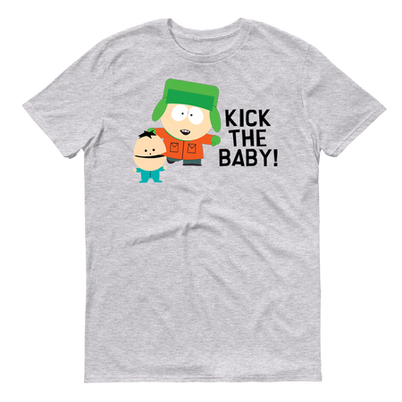 South Park Kyle Kick the Baby Adult Short Sleeve T-Shirt