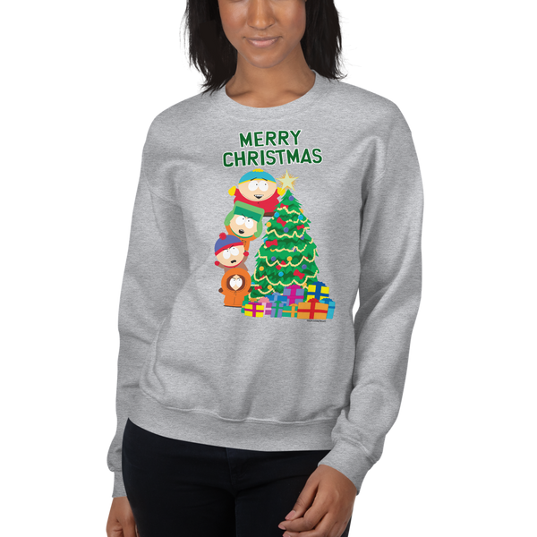 South Park Merry Christmas Holiday Fleece Crewneck Sweatshirt – South Park  Shop
