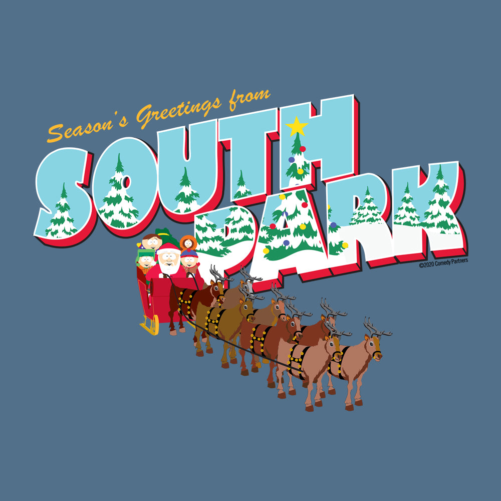 South Park Season's Greetings Holiday Fleece Crewneck Sweatshirt