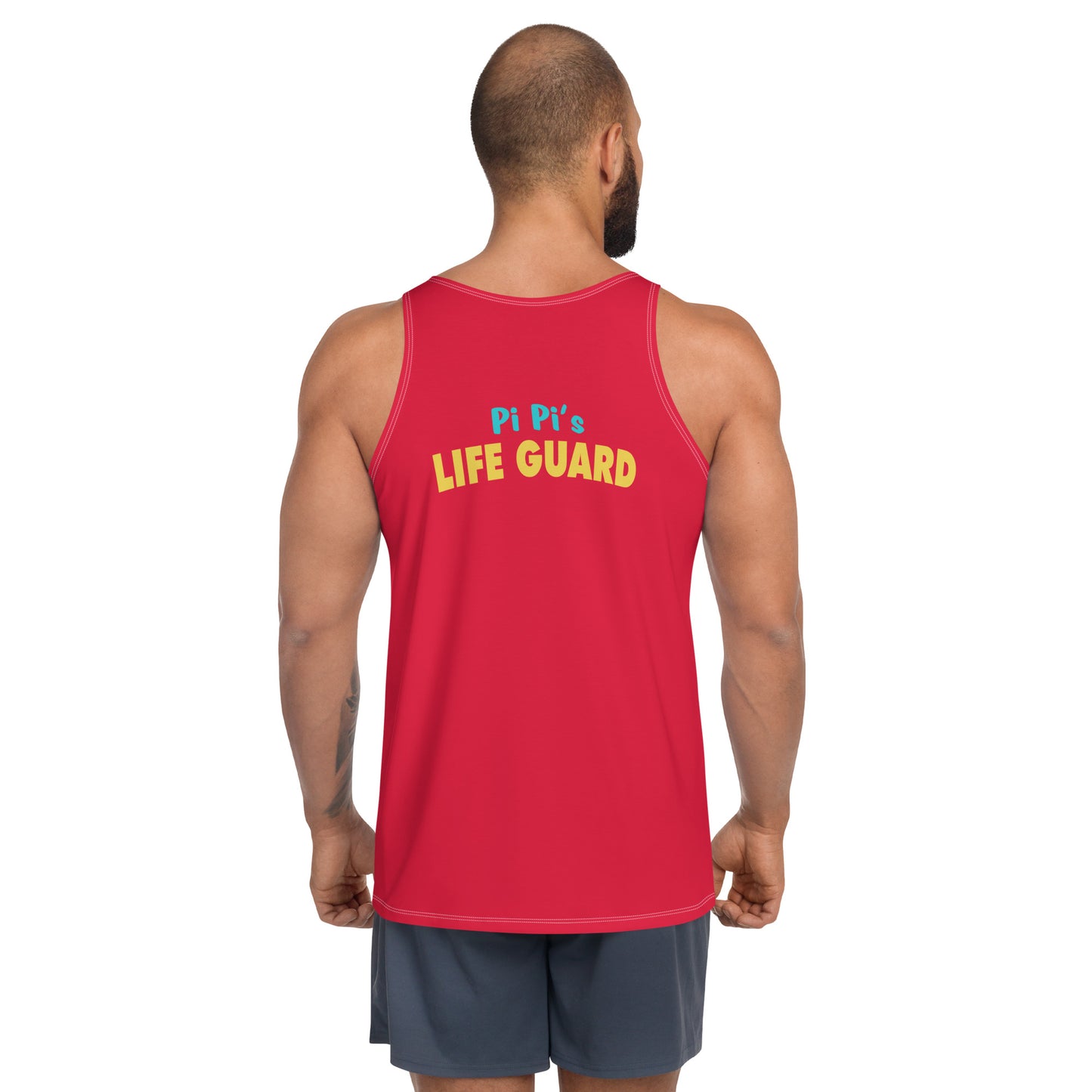 South Park Pi Pi's Splashtown Life Guard All Over Print Tank Top