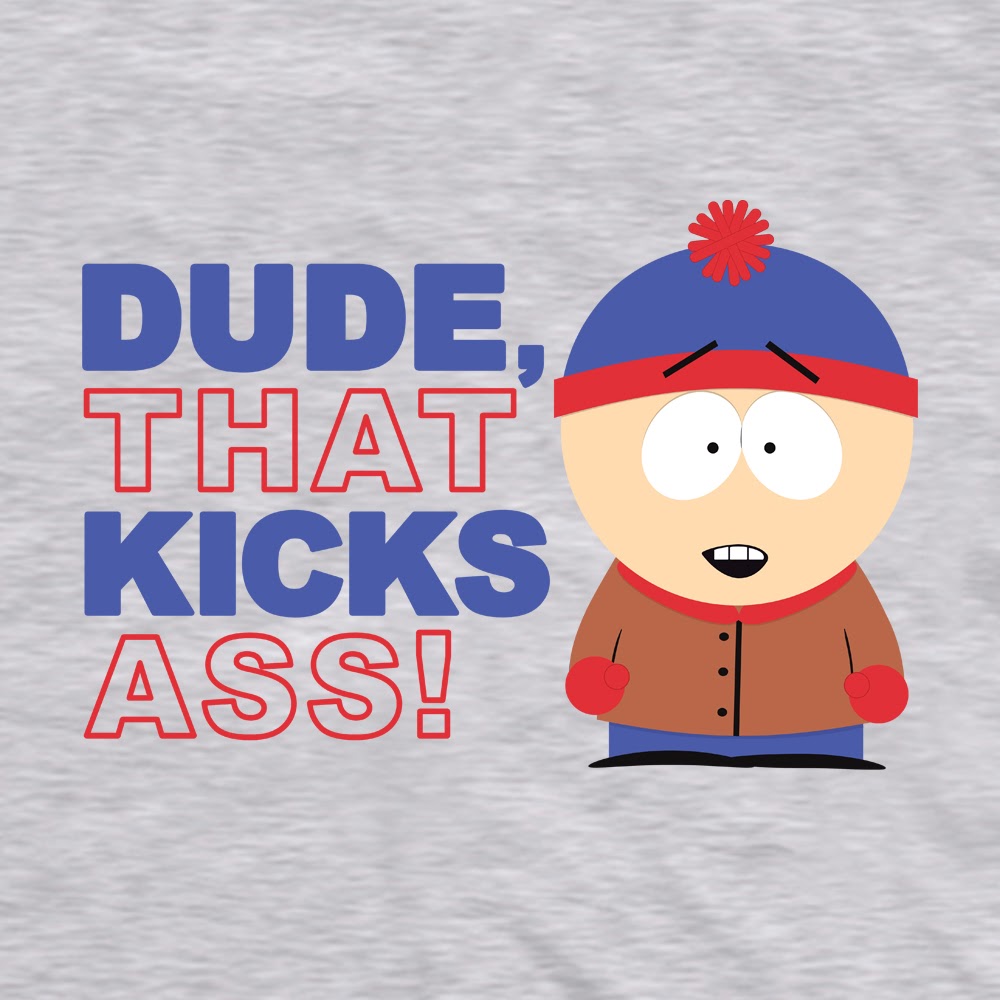 South Park Stan Kick Ass Adult Short Sleeve T-Shirt