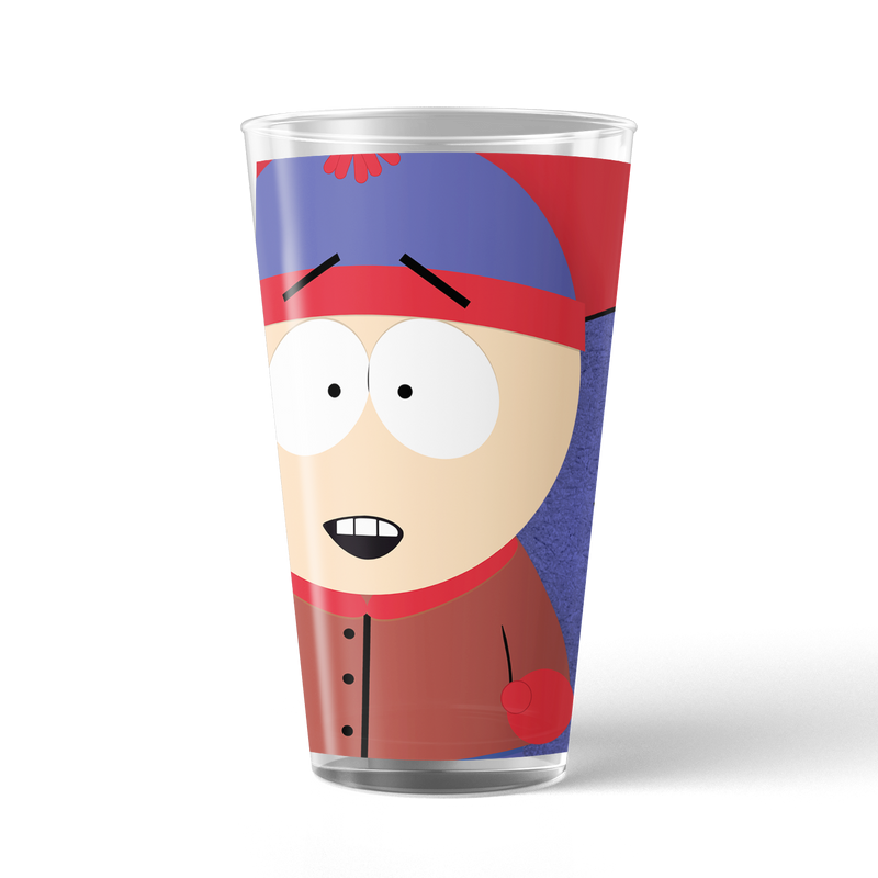 South Park Stan Kicks Ass 17 oz Pint Glass