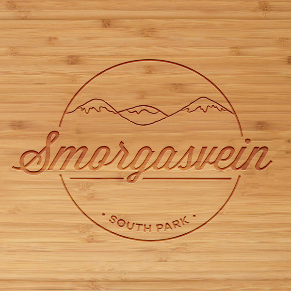 South Park Smorgasvein Laser Engraved Cutting Board