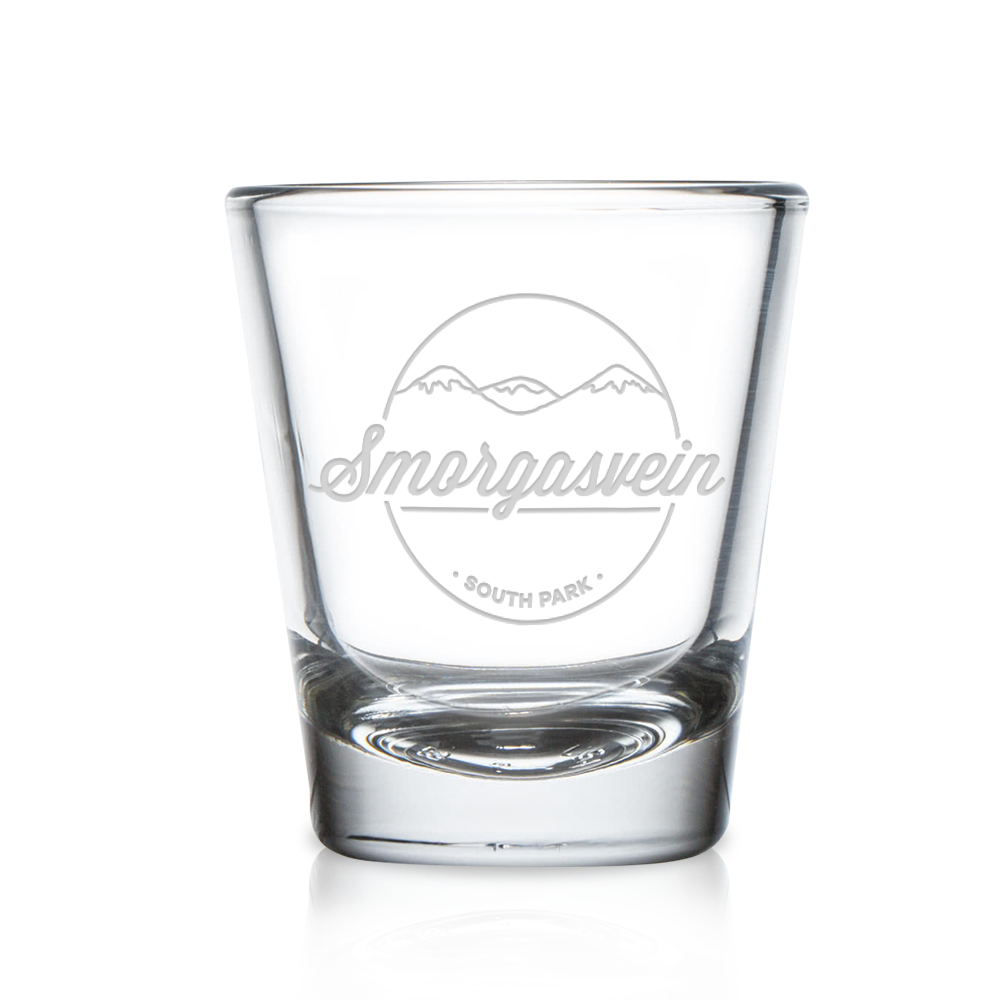 South Park Smorgasvein Shot Glass and Stemless Wine Glass Bundle