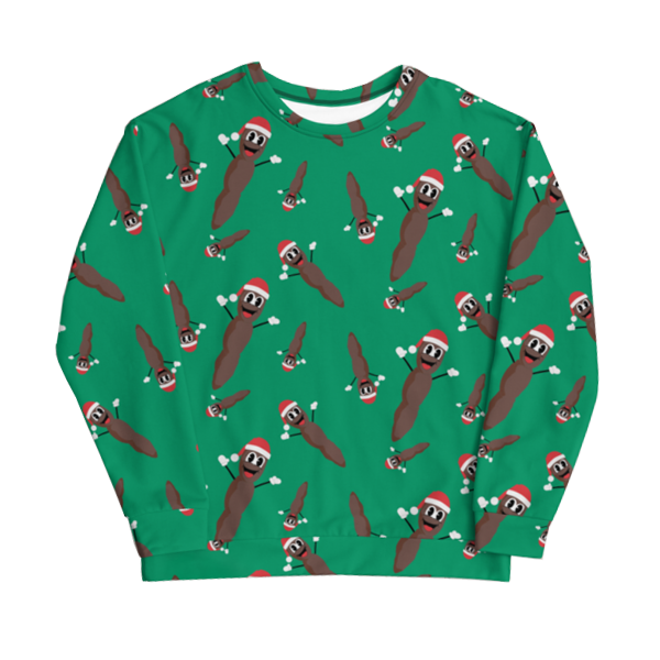 South Park Mr. Hankey All-Over Print Pattern Neck Sweatshirt