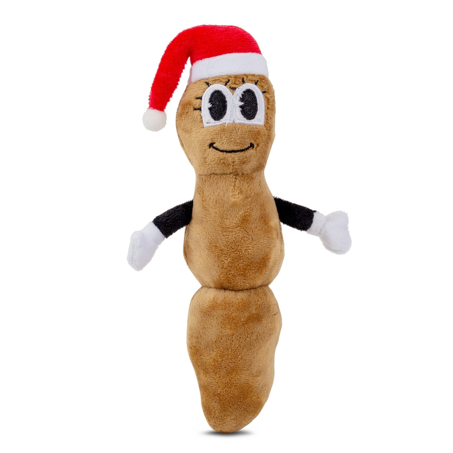 South Park 8-inch Mr. Hankey plush toy wearing a Santa hat and gloves, smiling.
