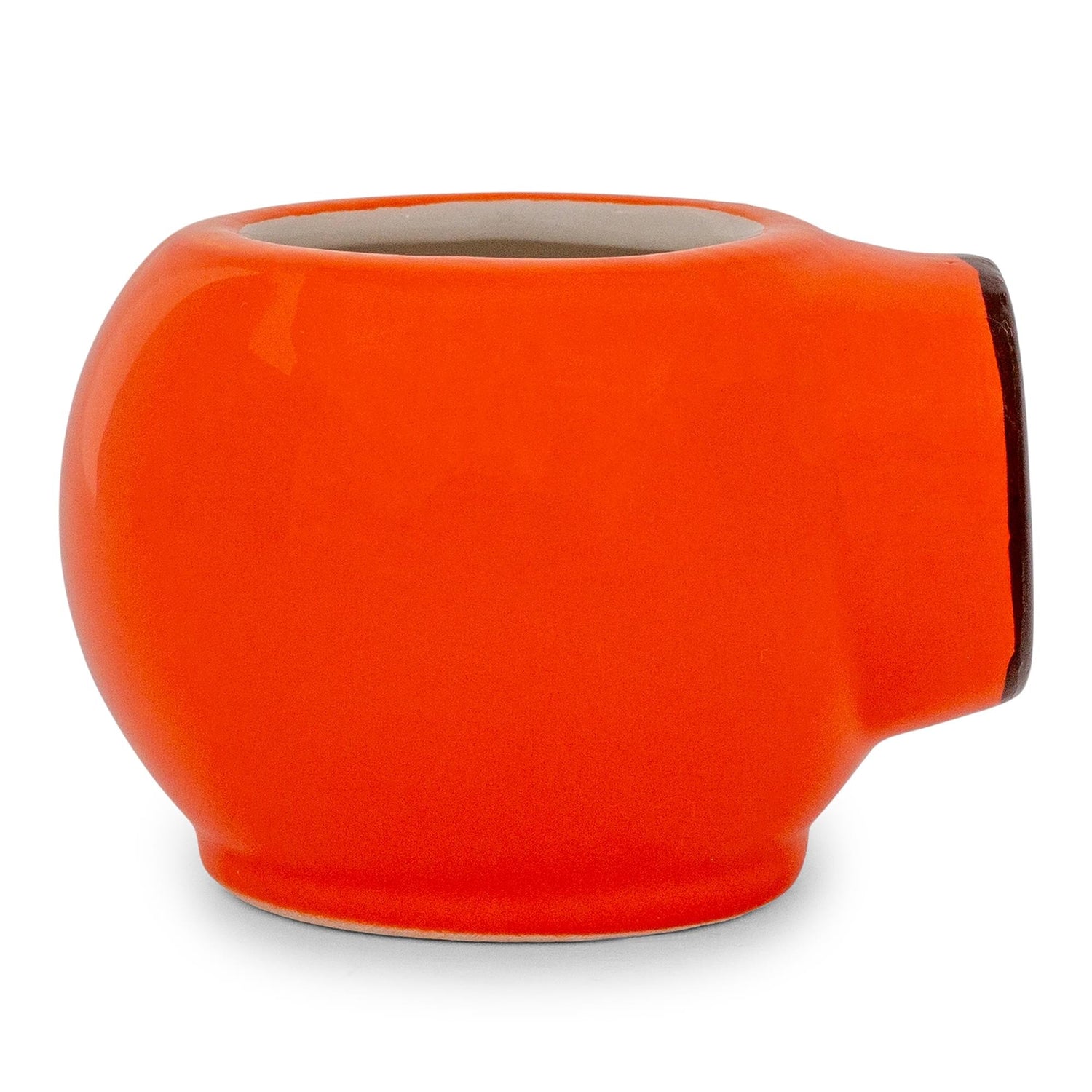 Back view of the South Park Kenny mini mug showing smooth ceramic craftsmanship