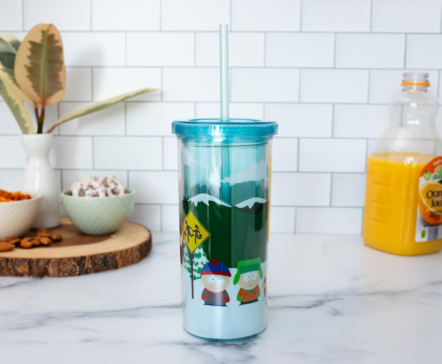 South Park Bus Stop Carnival Cup With Lid and Straw | Holds 20 Ounces-7