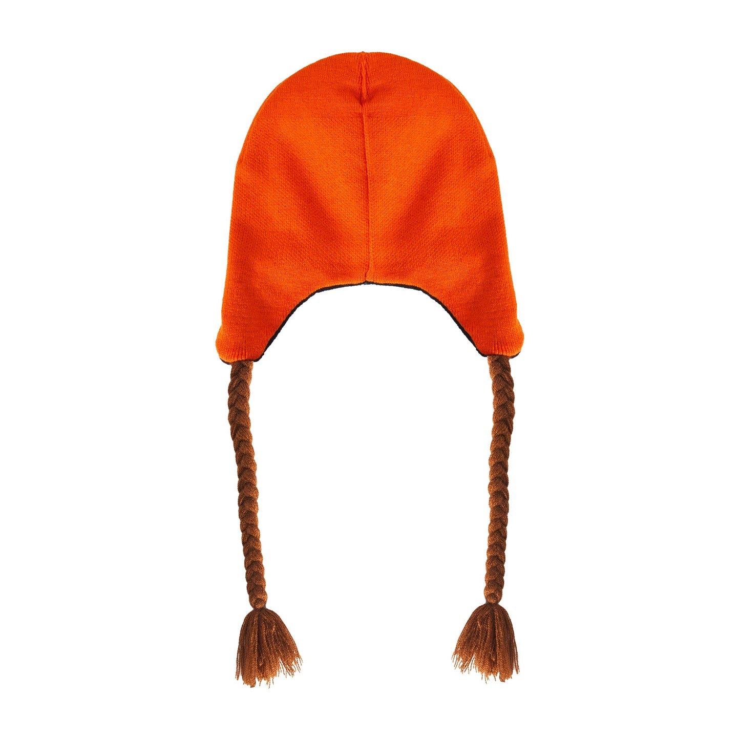 South Park character winter beanie with braided tassels and pom top