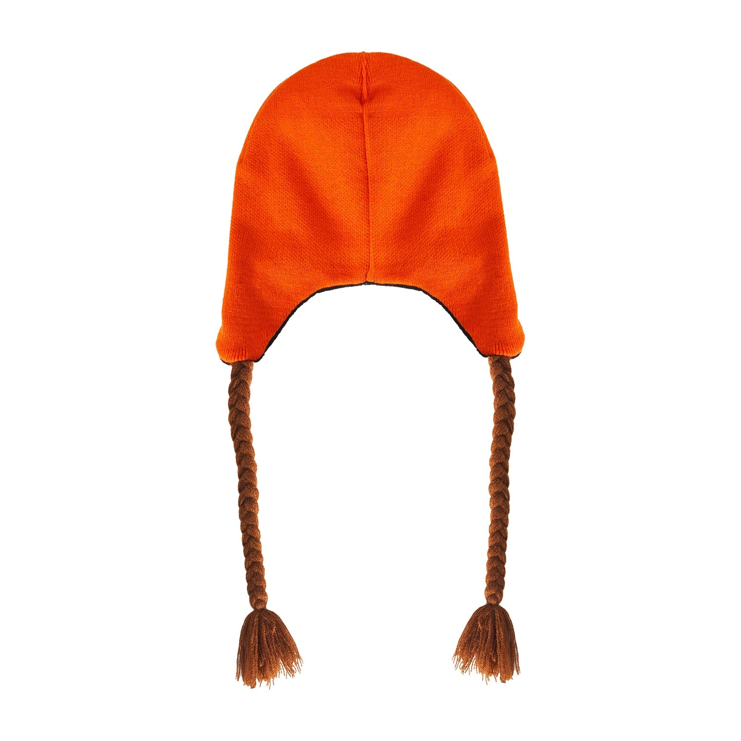 South Park character winter beanie with braided tassels and pom top