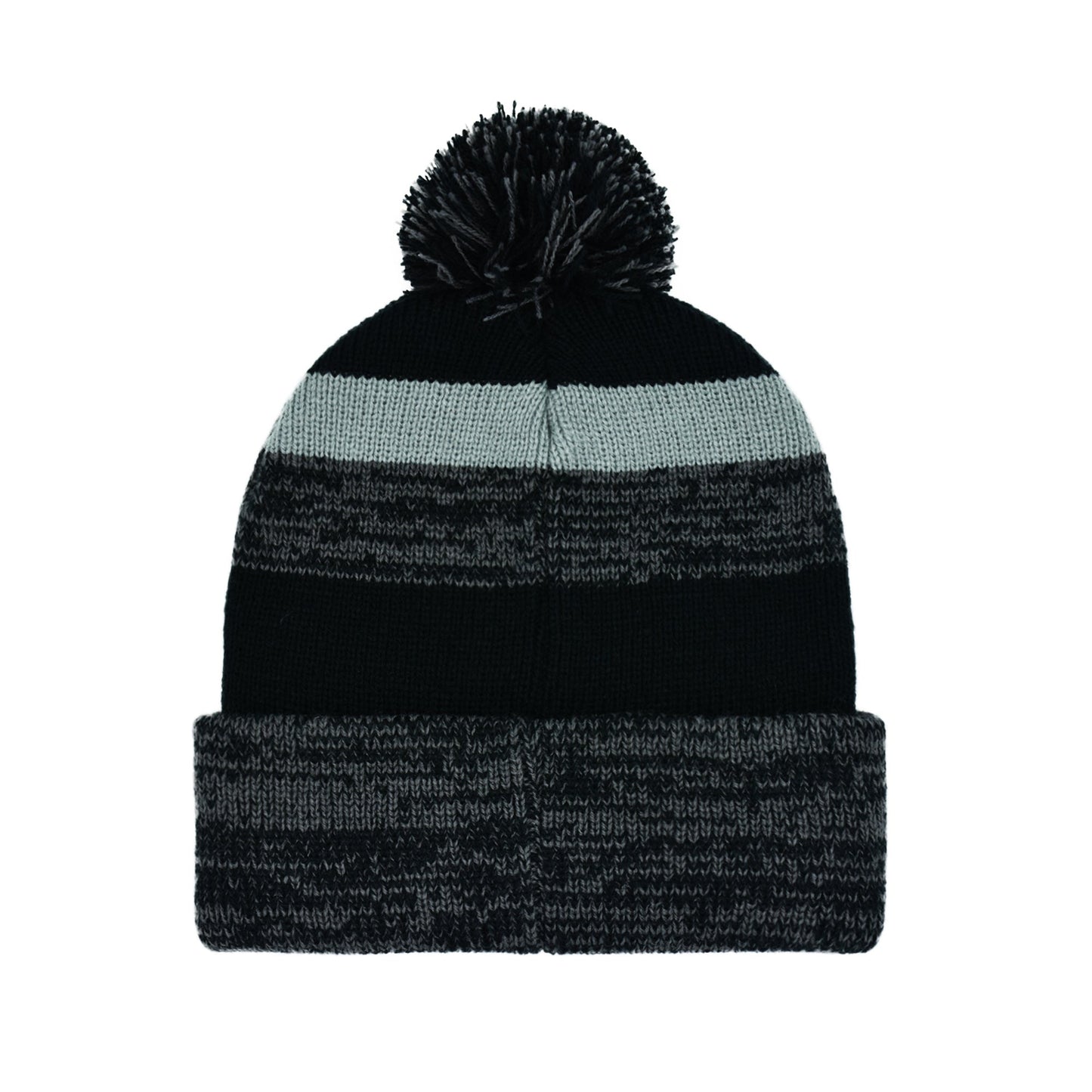 Detailed view of the colorful characters and acrylic knit texture on the South Park gang winter hat.