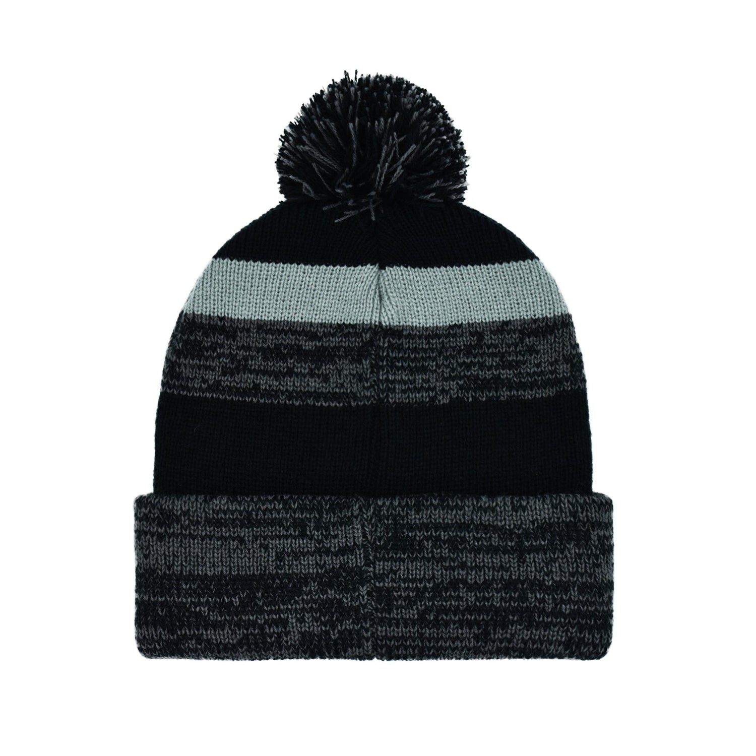 Detailed view of the colorful characters and acrylic knit texture on the South Park gang winter hat.