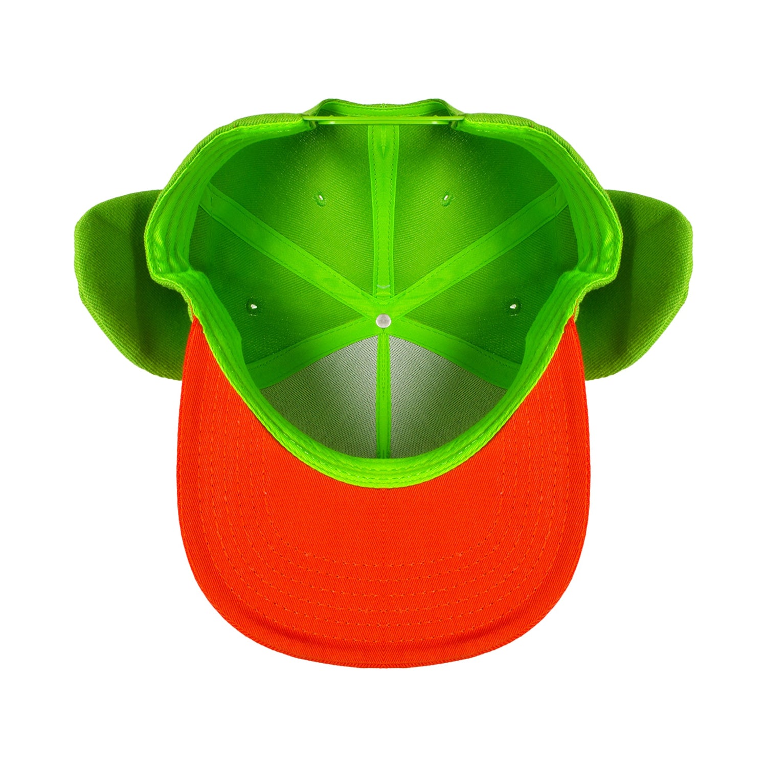 Flat brim detail of South Park Kyle character hat