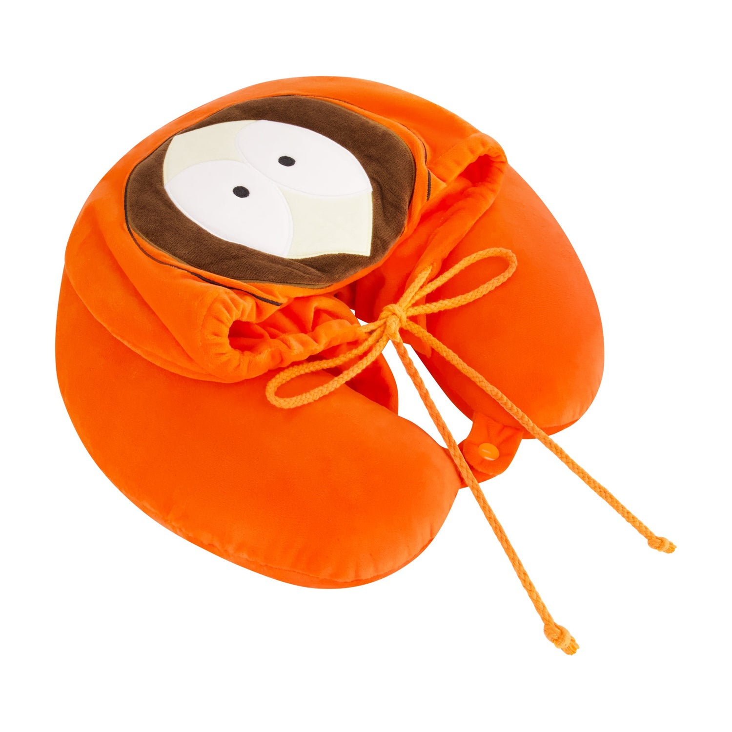 Kenny McCormick character hooded pillow orange plush