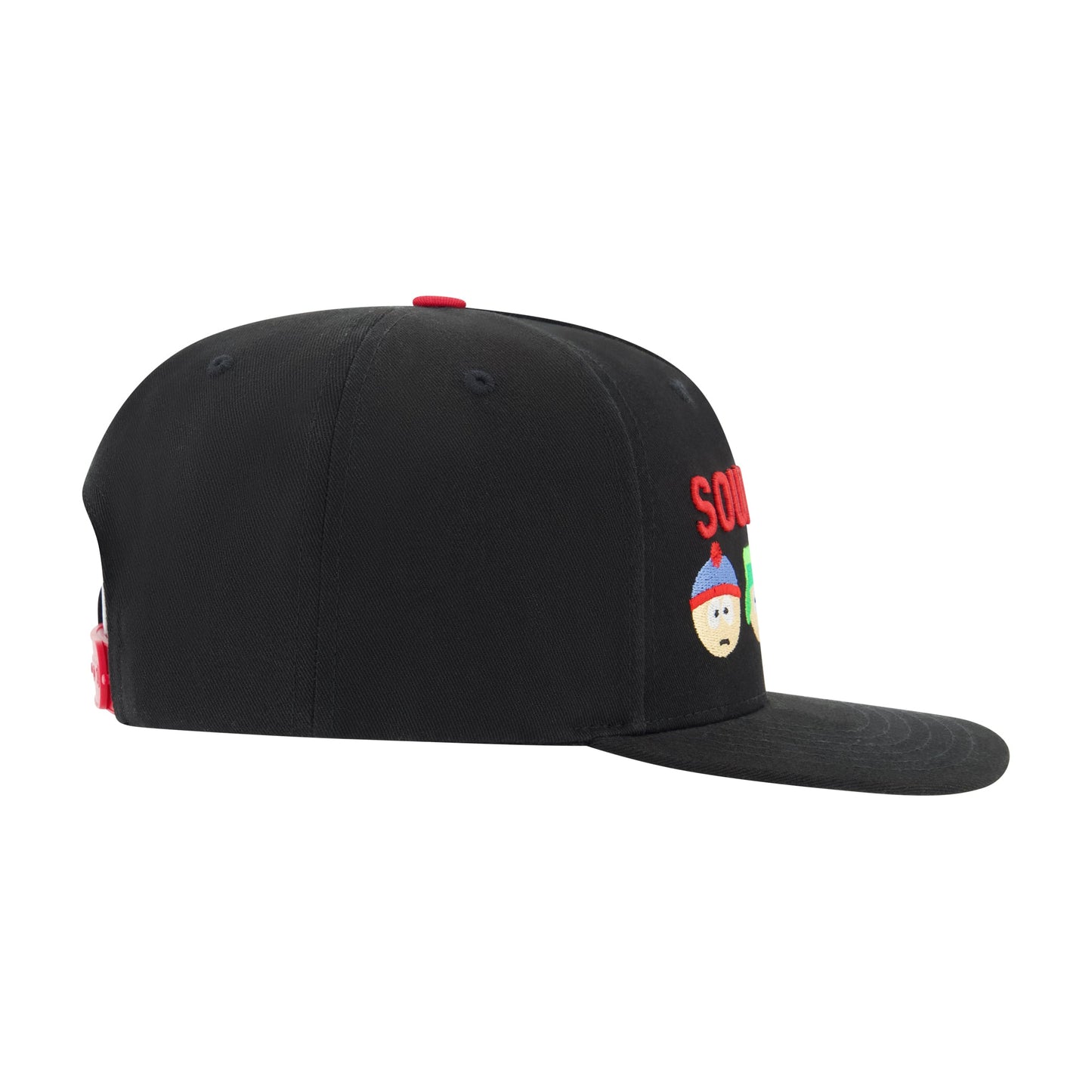 Front view of South Park character hat showing structured crown
