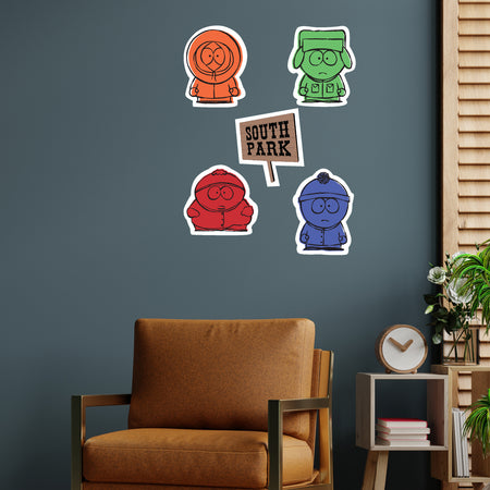South Park Boys Wall Sticker Sheet