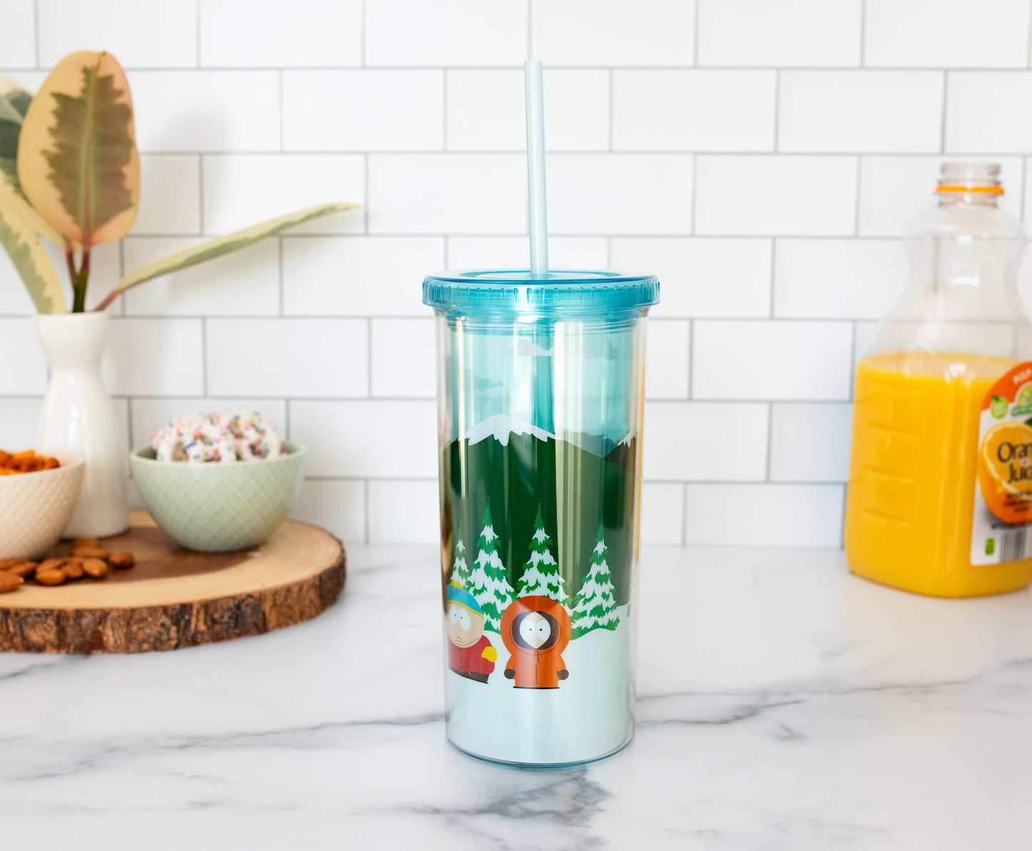 South Park Bus Stop Carnival Cup With Lid and Straw | Holds 20 Ounces-6