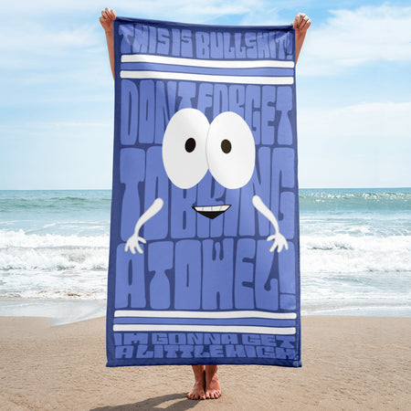 South Park Beach Towel 420 Towelie Quote