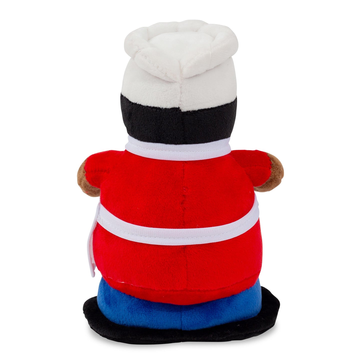 Side view of the South Park Chef plush toy showing clothing and body details