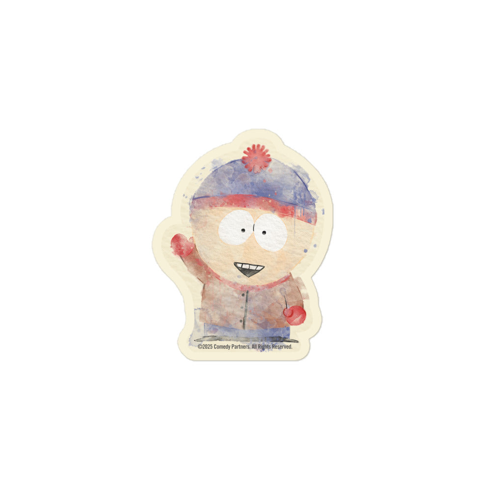 South Park Sticker - Stan Watercolor  3 in x 3 in