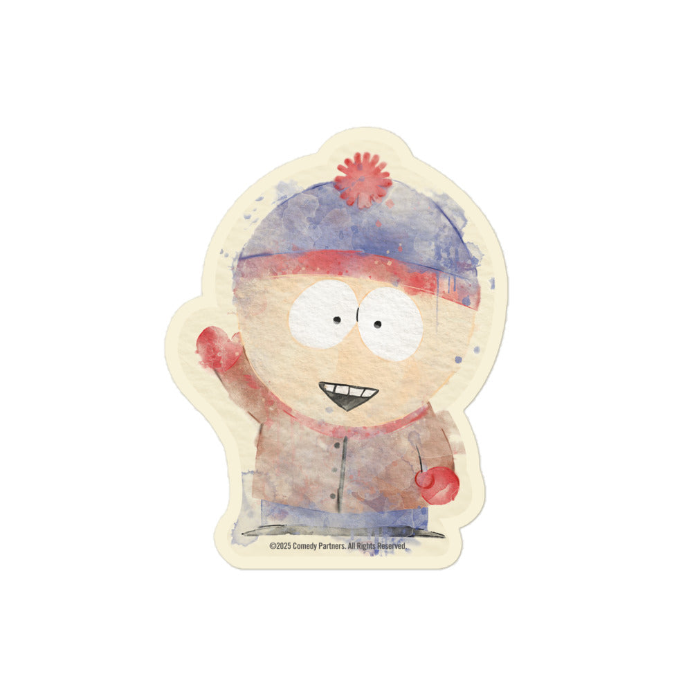 South Park Sticker - Stan Watercolor  4 in x 4 in