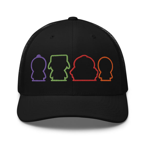 retro-trucker-hat-black-front-