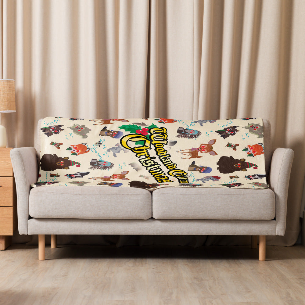 South Park Sherpa Blanket Woodland Critter