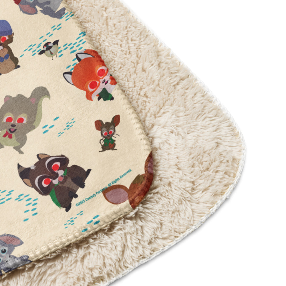 South Park Sherpa Blanket Woodland Critter